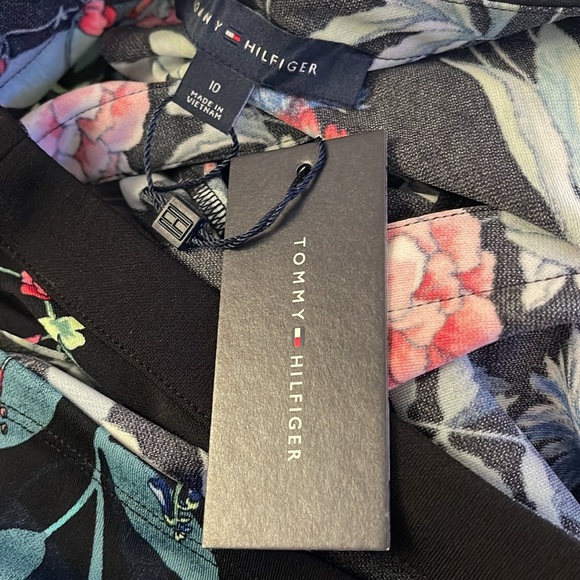 Tommy Hilfiger Floral-Print Wrap Dress Monaco Flor size 10 - Picture 4 of 6